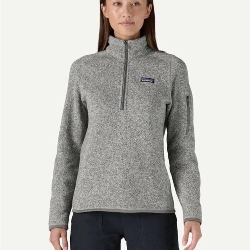 Patagonia Heathered Gray Fleece Pullover